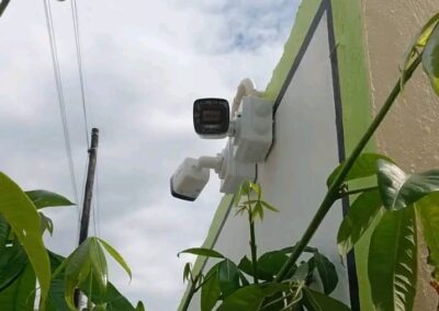 Technician configuring a CCTV recorder for a Cape Town property (24)